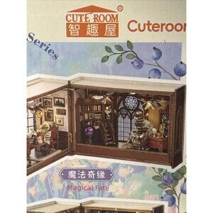 Mini Dollhouse Kit Fantasy Rubiks Cube Mini Word Dye Cute room Magical Fate NEW